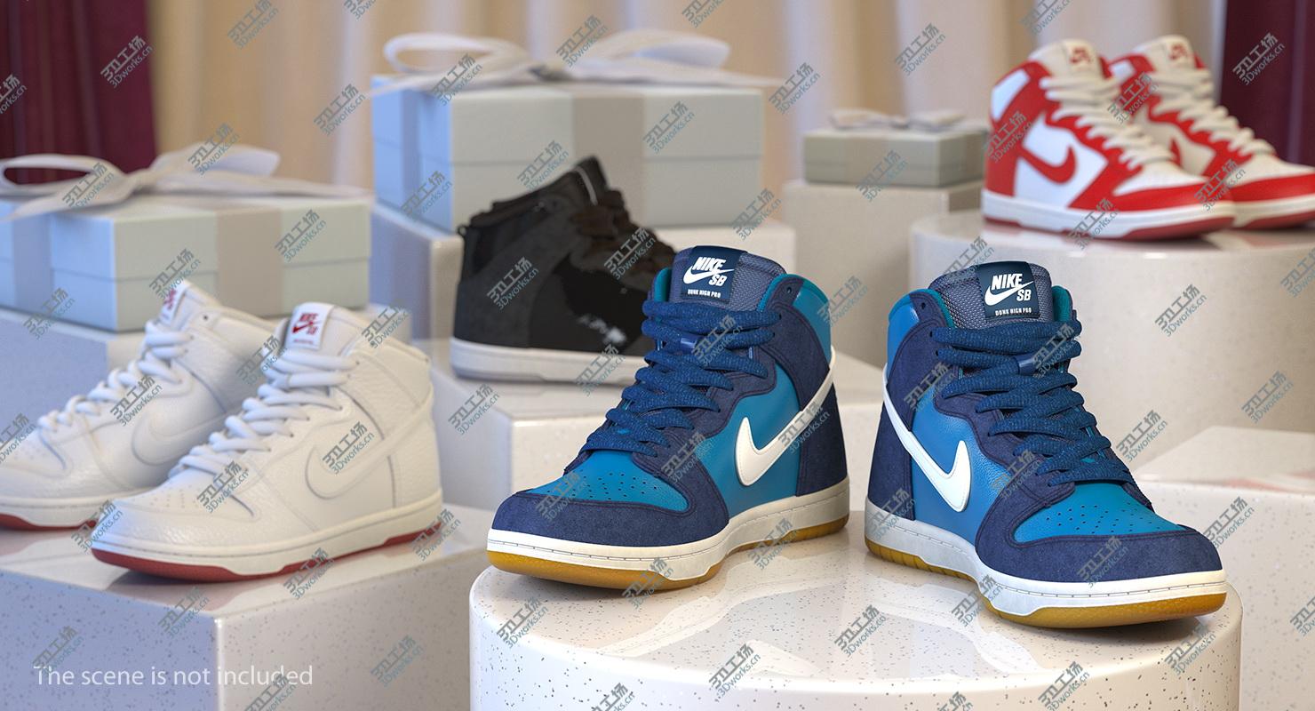 images/goods_img/2021040231/Skateboarding Shoe Nike SB Dunk High Pro Blue model/5.jpg